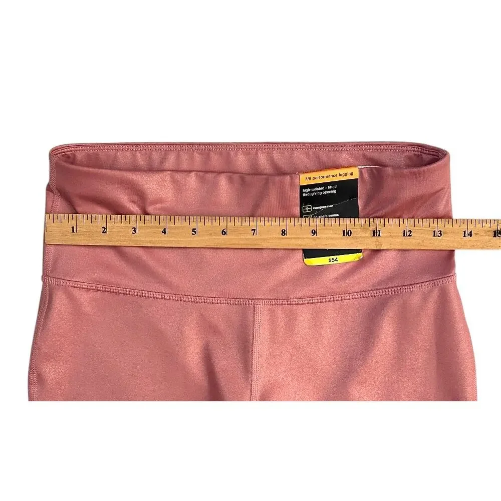 NWT Xersion High-Waist Fitted Compression Pink Leggings Women's Medium